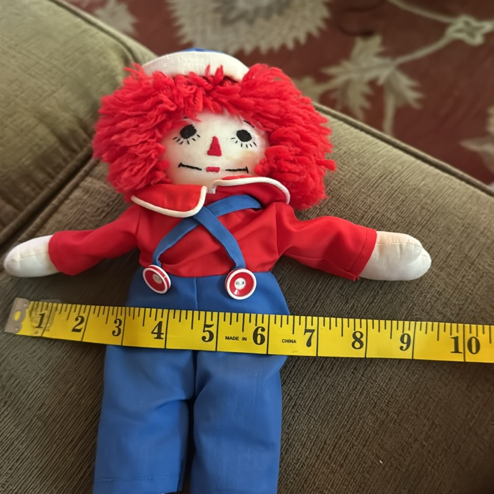 ❤️ Raggedy Andy Doll; Adorable! Perfect for Play, Room or “Under the Tree” Decor - Picture 9 of 9